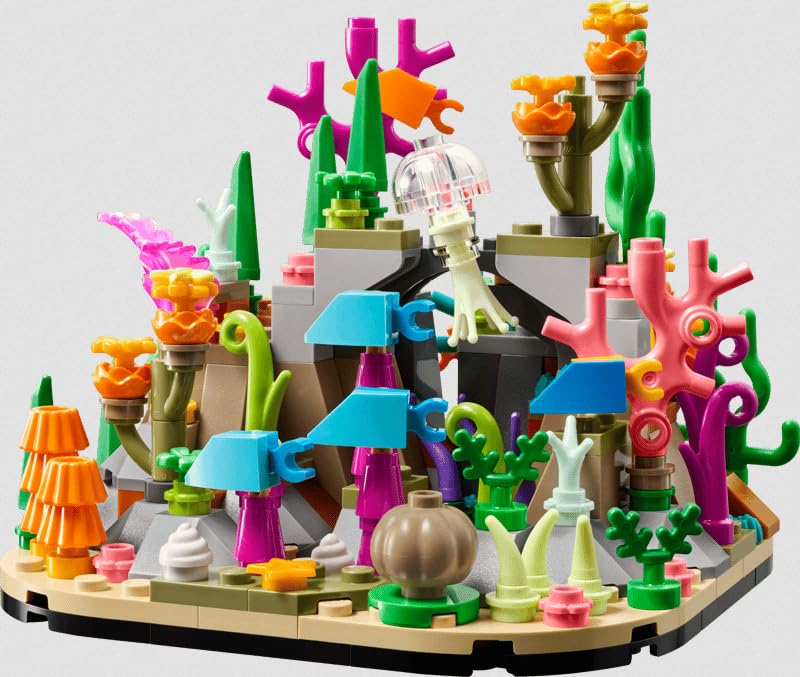 LEGO - Coral Reef Diorama Building Set (260 Pieces, 40783)