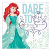 American Greetings Disney Ariel Little Mermaid Party Supplies, Paper Lunch Napkins, 16-Count