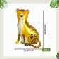 Leopard Giant Foil Balloons Jungle Safari Animal Birthday Balloon For Kids Zoo Theme Party Decor Baby Shower Party Mylar Balloon Decorations(2 pieces)