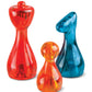 Board Games - Premium Transparent Chess Board with 32 Translucent Game Pieces. Acrylic Chess Game Set, Compact Size for Travel, Chess Sets for Adults