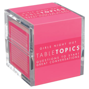 TableTopics Girls Night Out Question Card Game - 135 Spicy Conversation Starter Cards, Girls Night Game for Adult Friends, Bachelorette Parties