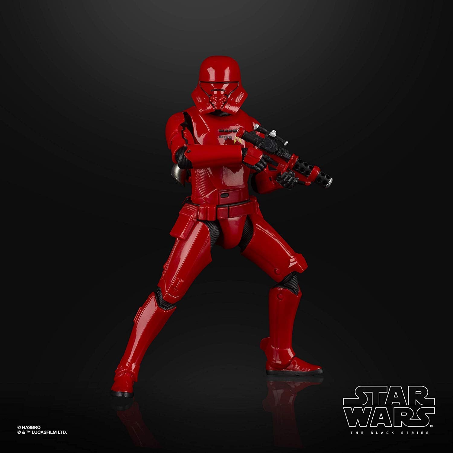 STAR WARS The Black Series Sith Jet Trooper Toy 6-inch Scale The Rise of Skywalker Collectible Action Figure, Kids Ages 4 and Up, Red