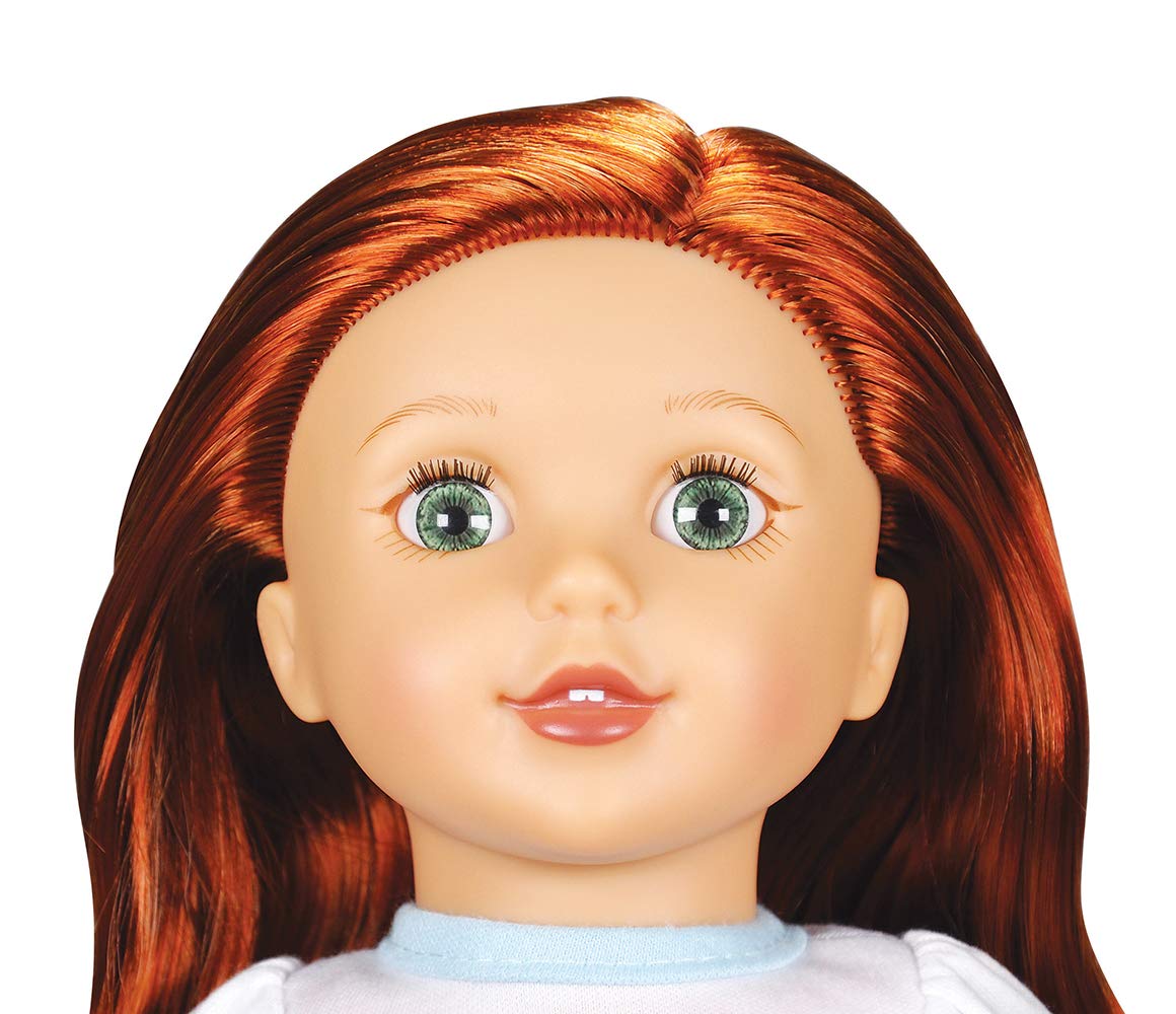 Bumbleberry Girls Travel Set - Cassidy, Auburn, 15 inches, LT15031