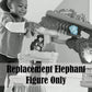 Replacement Part for Safari Playset - Fisher-Price Little People Share and Care Safari FHF35 - Includes 1 Elephant Figure