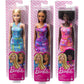 Barbie Fabulous Dolls with Signature Logo Dress Collector Bundle of 3 (Blue, Purple & Pink) | 11¾? Fashion Dolls - Ages 3+