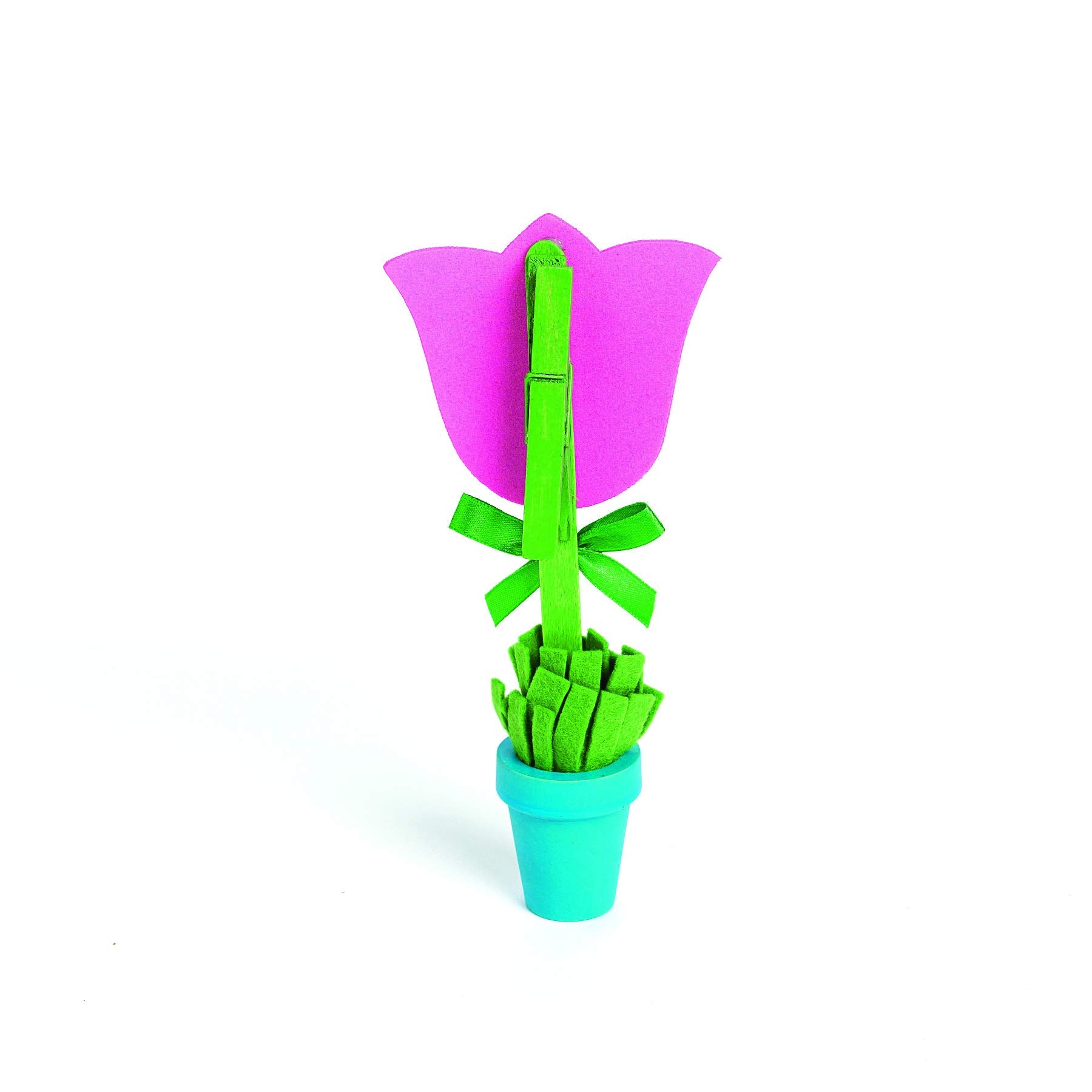 Flower Recipe or Picture Holder Craft Kit - Makes 12 - Spring Crafts and DIY Mother's Day Gifts