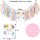 Wild flower High Chair Banner - Girls WildOne 1st Birthday Decoration, Floral Theme Highchair Banner, Our Little Wild flower Is Turning One Birthday