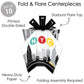 Big Dot of Happiness NYC Cityscape - Table Decorations - New York City Party Fold and Flare Centerpieces - 10 Count