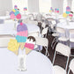 Big Dot of Happiness Scoop Up the Fun - Ice Cream - Sprinkles Party Centerpiece Sticks - Showstopper Table Toppers - 35 Pieces