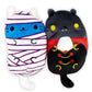 Cats vs Pickles - Scary Collection #2 - Catzilla, Count Catula, Coder Cat, & Skully - 4-Pack - 4" Cute Cuddly Collectible Bean Plush Toy - are You