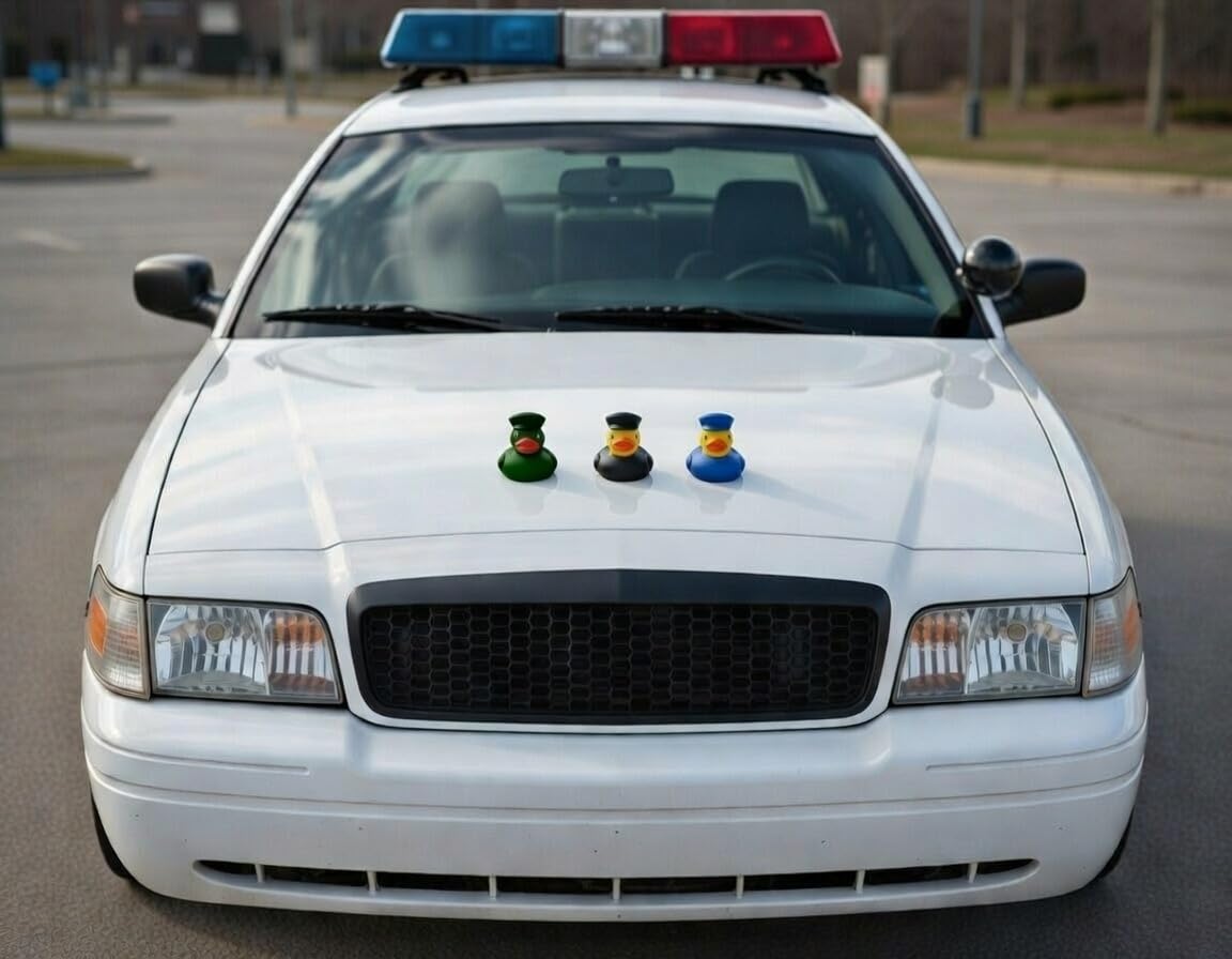 Bulk 24 Pack Police Jeep Rubber Ducky Assortment - Perfect for Law Enforcement
