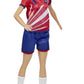 Barbie Careers Fashion Doll & Accessory, Soccer Player with Blonde Ponytail, #9 Uniform, Tall Socks, Cleats & Ball
