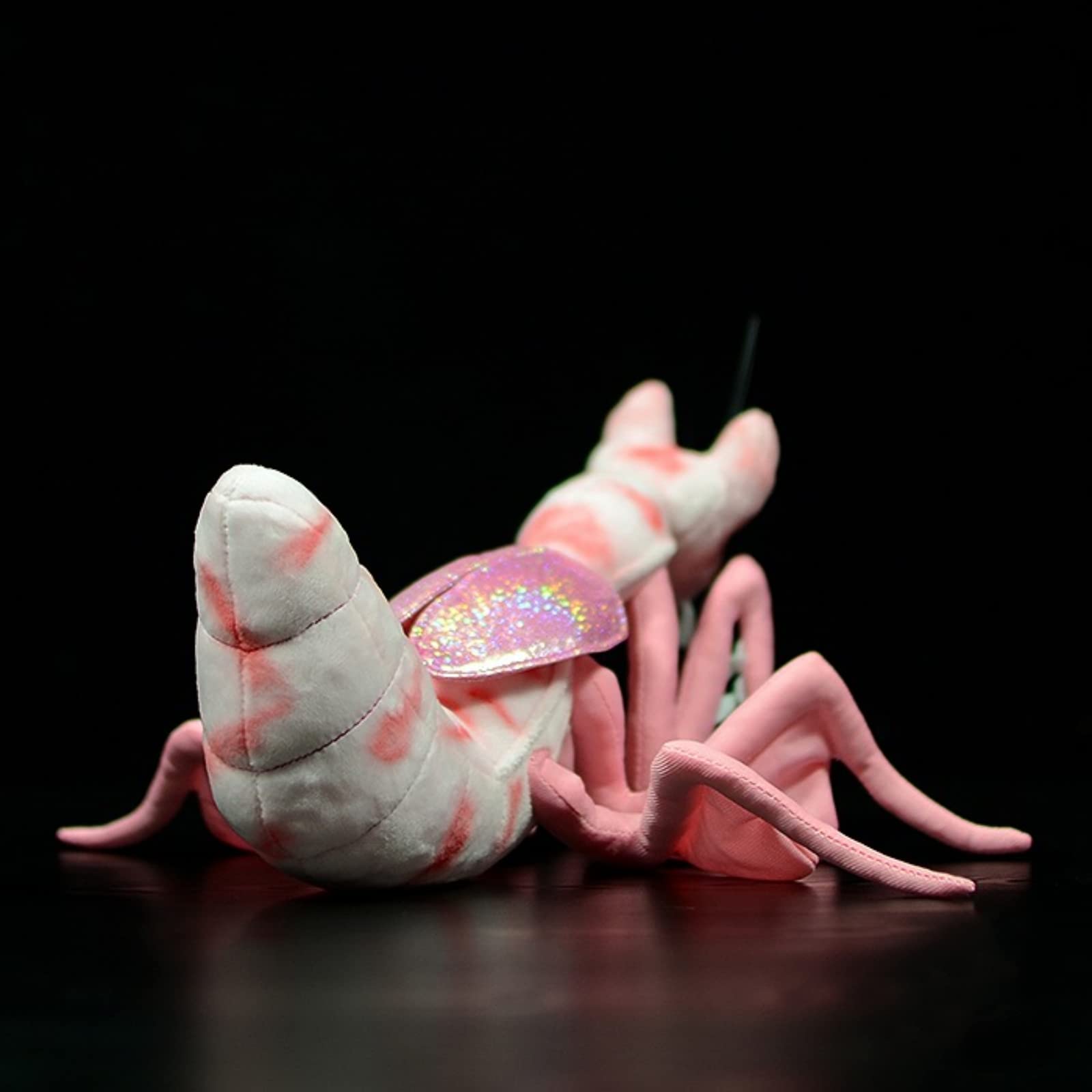 FRANKIEZHOU Simulation Praying Mantis Plush, Lifelike Orchid Mantis Stuffed Animal,Soft Mantis Plush Toy, Stuffed Toy,Insect Toys Gifts for Kids,Home