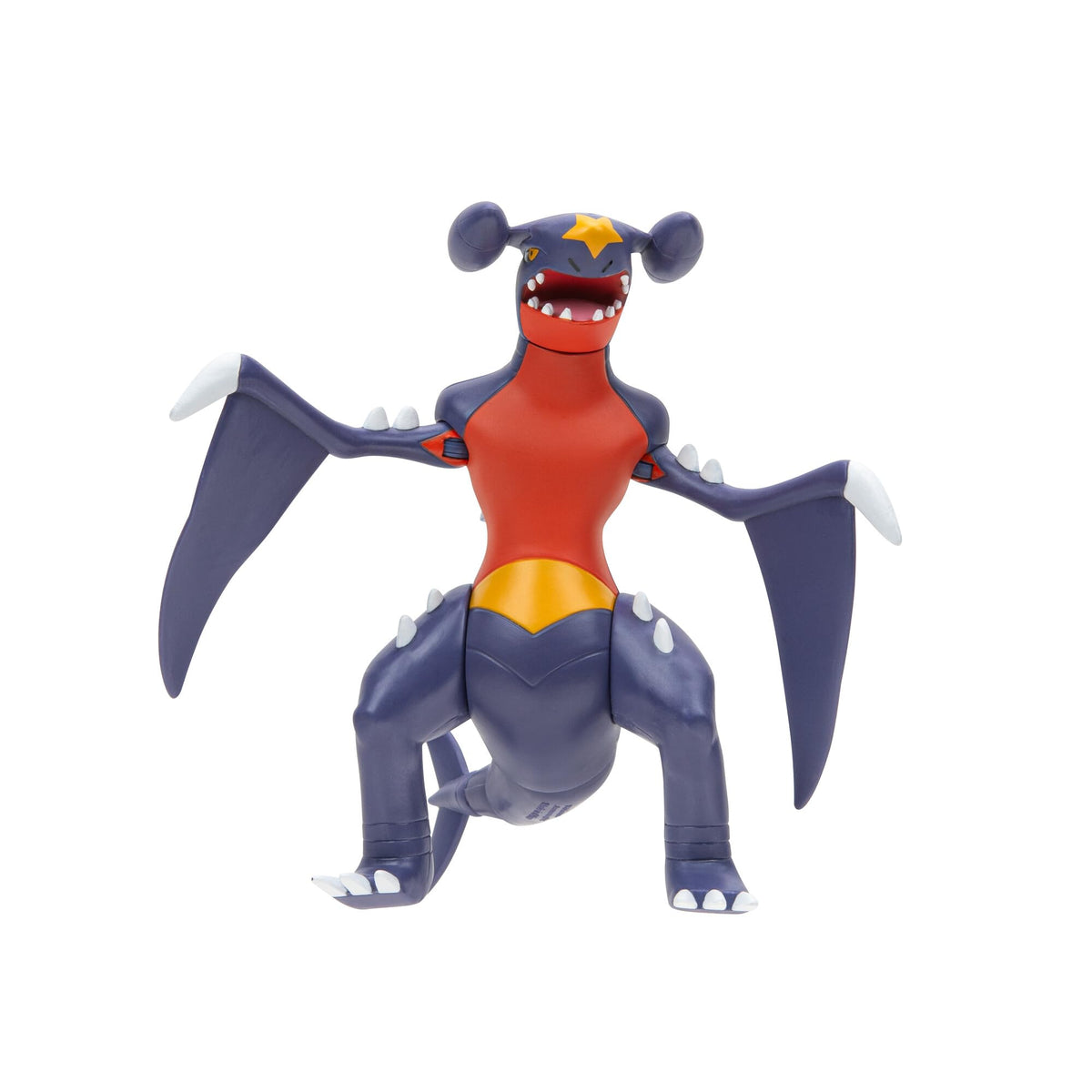 Pokémon Garchomp Battle Feature Figure - 4.5-Inch Garchomp Battle Ready Figure with Tail Swing Attack