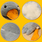 OPHRBU Goose Plush Toy Pillow, Soft and Fluffy swan Stuffed Animal Pillow, Gift for Kids and Friends. 1piece (Grey 19.8 inches)