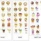 Puffy Puffs (10 Pack) - 3D Collectible Puffy Characters for Kids, 70+ Reusable Stickers to Create 100s of Fun Foodie Creations - Craft, Classroom