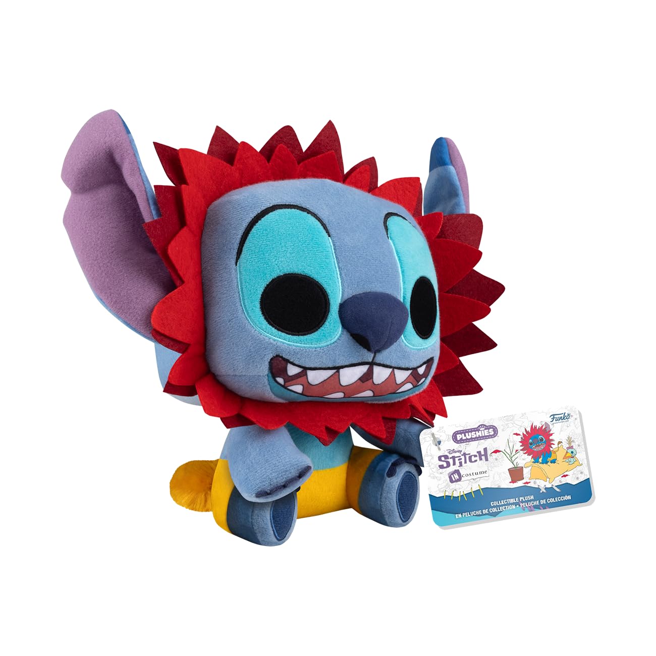 Funko Pop! Plush: Disney Stitch in Costume - The Lion King, Stitch as Simba 7"