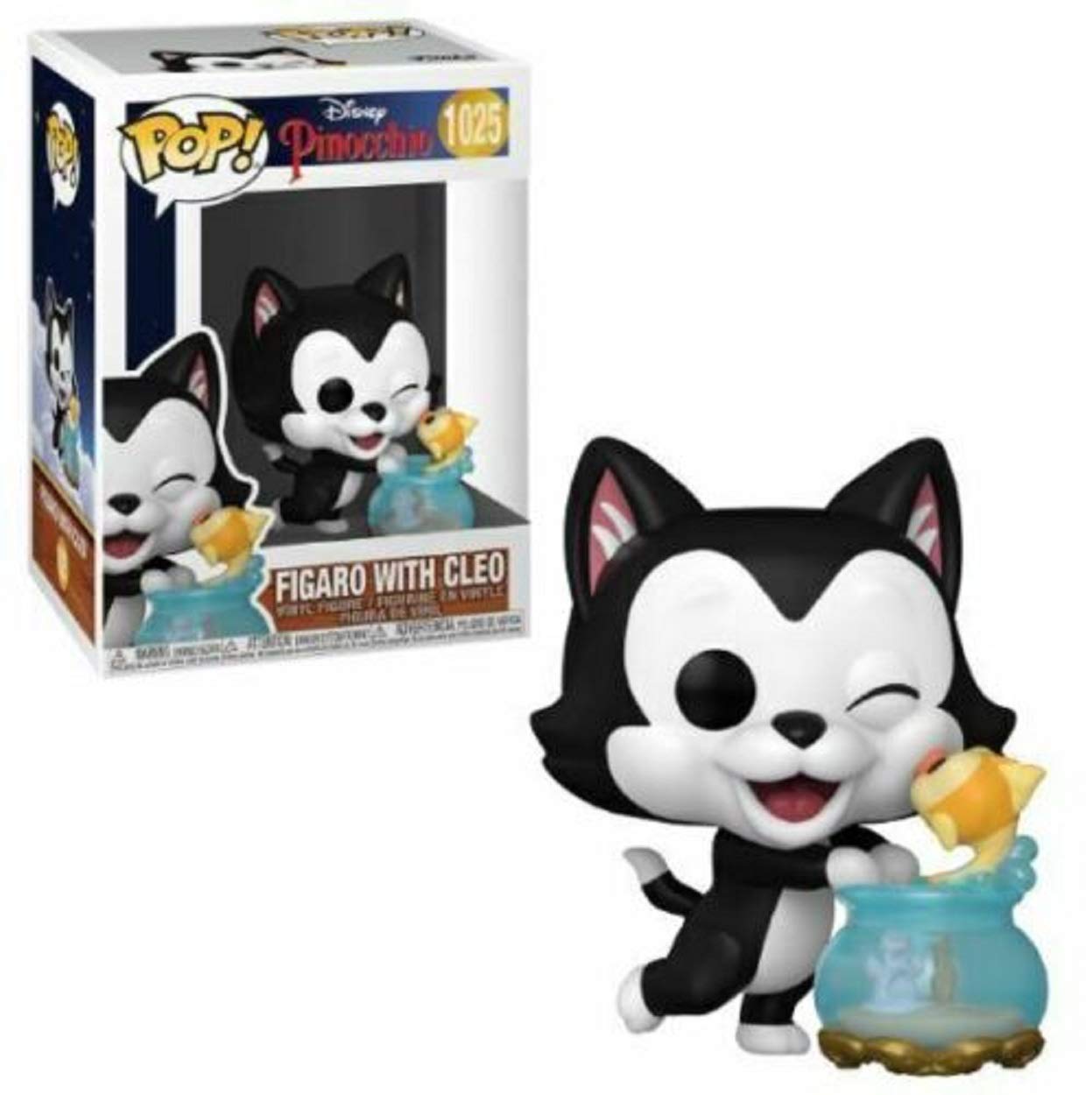 Figaro with Cleo Pop #1025 Disney Pinocchio Vinyl Figure (Bundled with EcoTek Protector to Protect Display Box)
