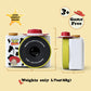kiimento Ultra-Compact Kids Digital Camera for Ages 3-5 with Selfie Lens, 16GB Memory Card - Model A (Jessie)