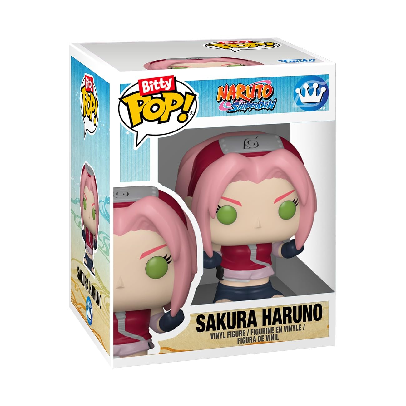 Funko Pop! Bitty: Naruto Shippuden - Kakashi, Sakura, Sasuke, and Chase Mini Figure - 0.9 Inch (2.2 Cm) - Anime Collectable - Gift Idea - Stackable