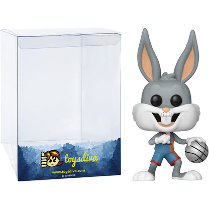 Funko B u g s Bunny: P o p ! Movies Vinyl Figurine Bundle with 1 Compatible 'ToysDiva' Graphic Protector (1183-59246 - B)