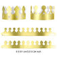 JOVITEC 24 Pcs Gold Paper Crowns Golden King Crown Foil Gold Hat for Birthday Celebration Baby Shower Photo Props