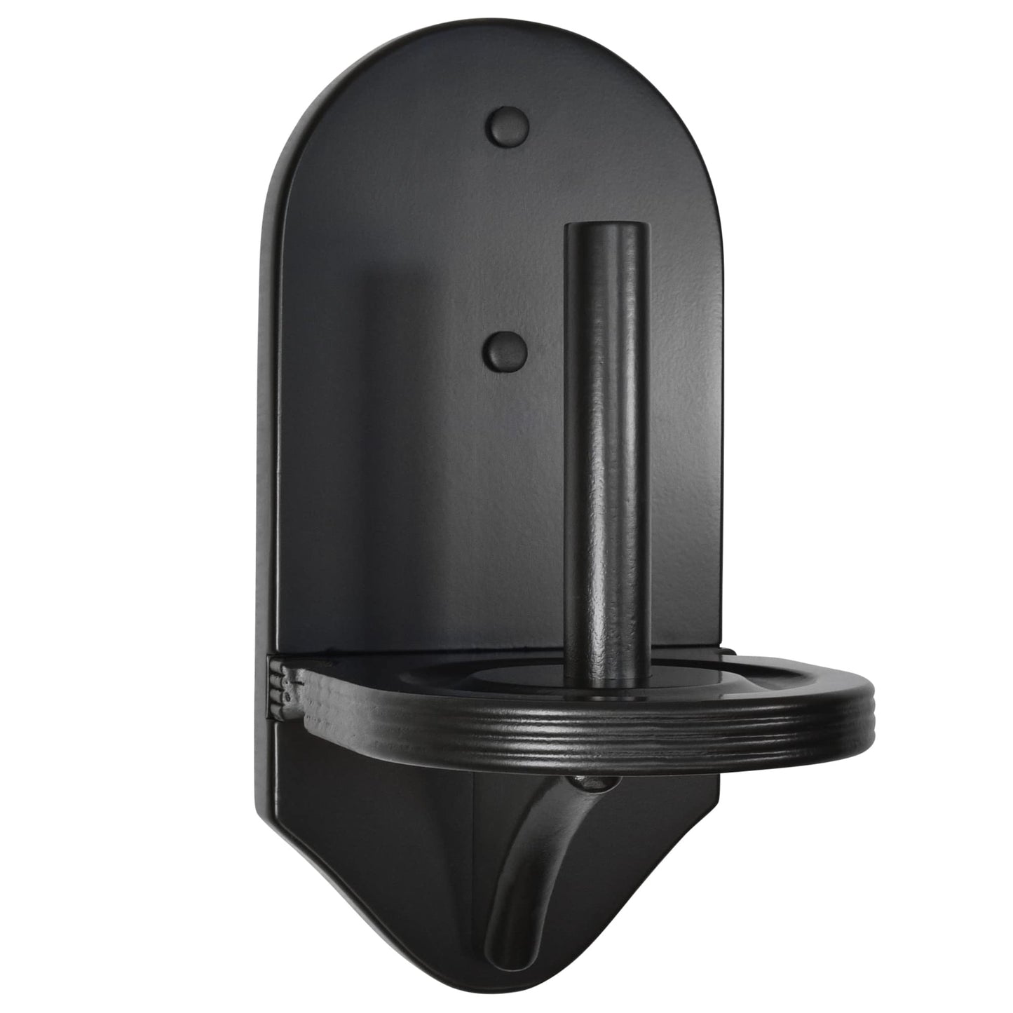 BILLIARDS XPRESS Elegant Wall Mounted Pool Table Chalk Cone Holder - Extra-Sturdy with Beveled Edge and Hardware - Black