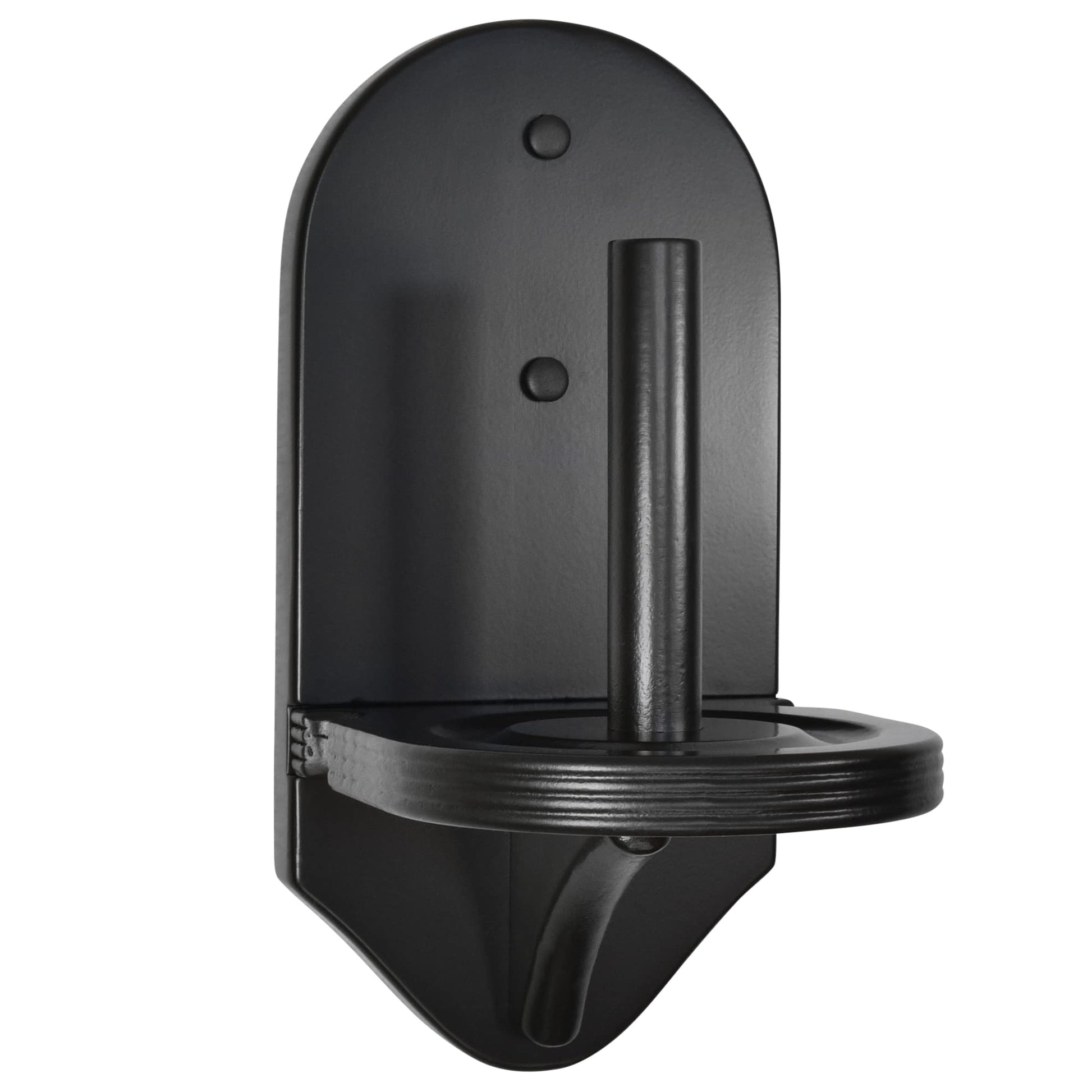 BILLIARDS XPRESS Elegant Wall Mounted Pool Table Chalk Cone Holder - Extra-Sturdy with Beveled Edge and Hardware - Black