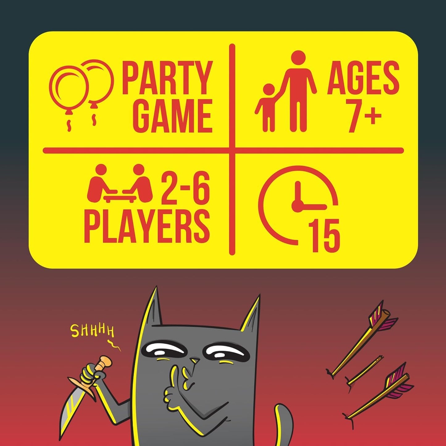 Power Hungry Pets in Collectible Tin by Exploding Kittens - 2-6 Players - Ages 7+ - 15 Minutes to Play - Strategic and Simple Card Game - Party Game