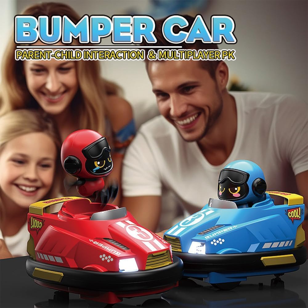 Cute Cartoon Remote Control Bumper Car (2 Pack)