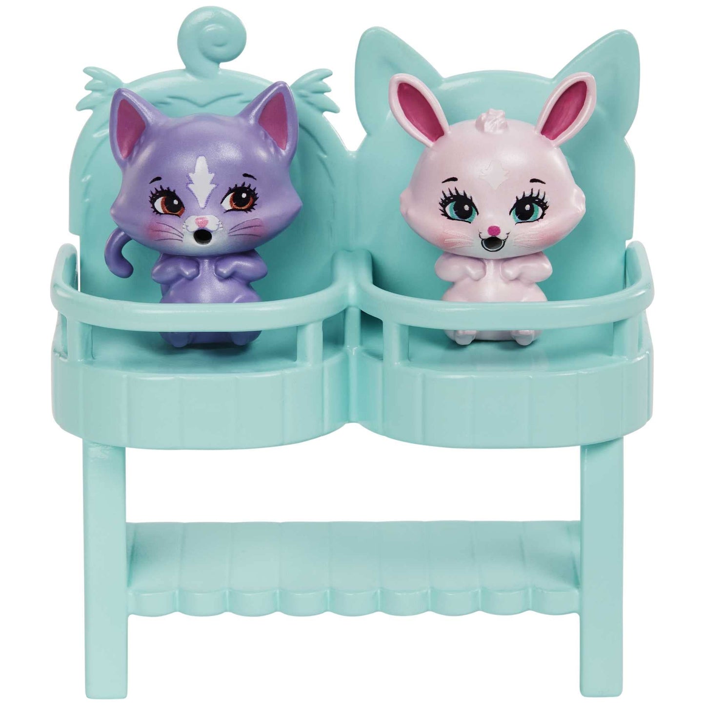 Enchantimals Doll and Accessories, Darling Daycare Playset, Starley Stork Doll, Bouncer and 4 Baby Bestie Animal Figures, Crib and More, Baby Best