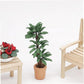 Green Cute Dollhouse Flower Bonsai 1:12 Dollhouse Miniature Plant in Pot Micro Landscape DIY Craft Garden Ornament Lightweight Decorative, Decorations