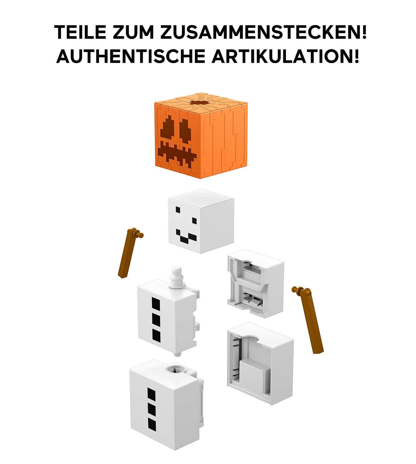 Minecraft Fusion Figures Craft-a-Figure Set, Build Your Own Minecraft Characters to Play with, Trade and Collect, Toys for Kids Ages 6 Years and Older