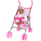 Gigo Dream Collection 12" Baby Doll Care Gift Set with Stroller - African American in Gift Box