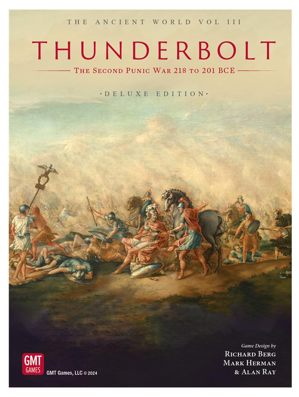 GMT Games Thunderbolt: The Second Punic War 218 to 201 BCE, Deluxe Edition, Ancient World Strategy Board Game for Adults 18+