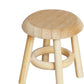 2Pcs Miniature Wooden Stool, 1:12 Scale Furniture, DIY Living Room Accessories, Wooden Color Dollhouse Living Room, Dollhouse Accessories