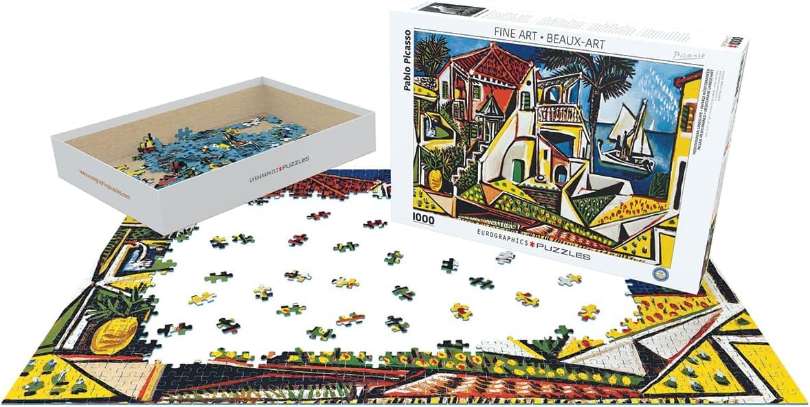 EuroGraphics Pablo Picasso, Mediterranean Landscape, Multicolor