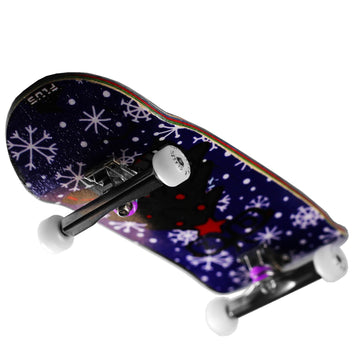SOLDIER BAR Fingerboard Complete 6-Laye 35.5mm Deep Concace Handmade Maple Deck+ARK1 Truck+Ice Wheel(6-Layer Handmade Maple Deck(Christmas Tree)