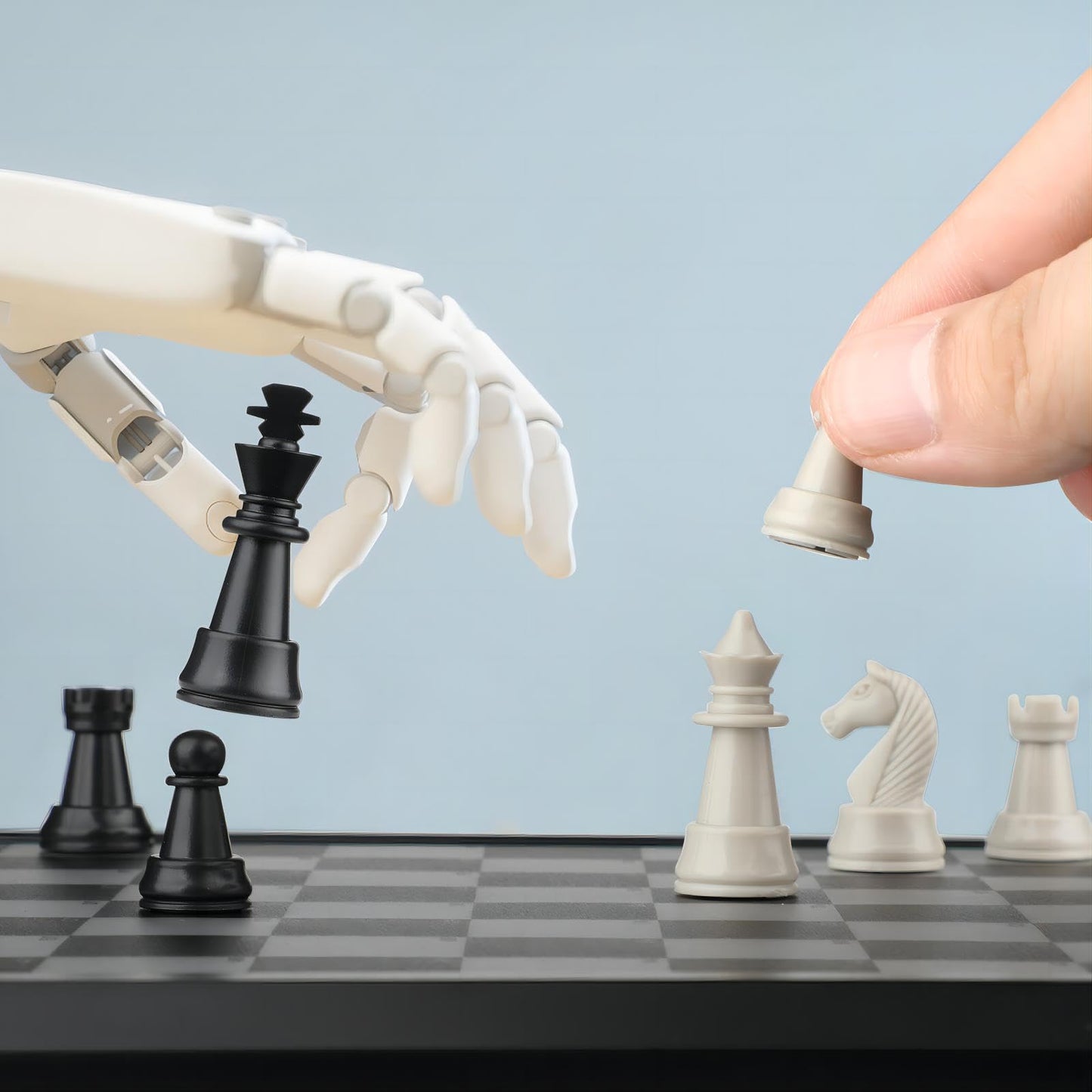 Talking Chess ACADEMY Electronic Chess Set, Magnetic Computer Chess Game with Interactive Teaching System for Beginners, Advanced AI for Improving