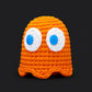 The Woobles Clyde Crochet Kit for Beginners - Officially Licensed PAC-MAN Ghost Amigurumi Kit, As Seen on Shark Tank, 4-in Plush, Ages 12+