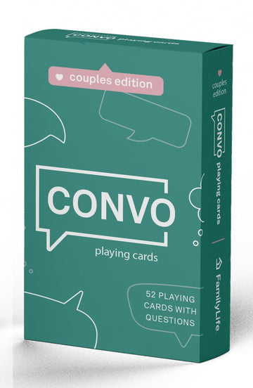 FAMILYLIFE Convo Playing Cards - Valentine’s Day Gifts for Couples - Conversation Card Game for Fun & Deep Talks, Ice Breaker Game for Any Gathering
