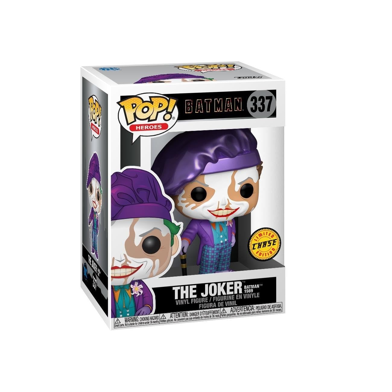 Funko POP! Heroes: DC Comics Batman 1989 - The Joker (1 in 6 Chase Chance)