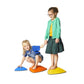 GONGE River Stones - The Original Kids Play Stepping Stones for Balance and Coordination, Non-Slip bottom, Stackable, for Indoor and Outdoor, Set of 6