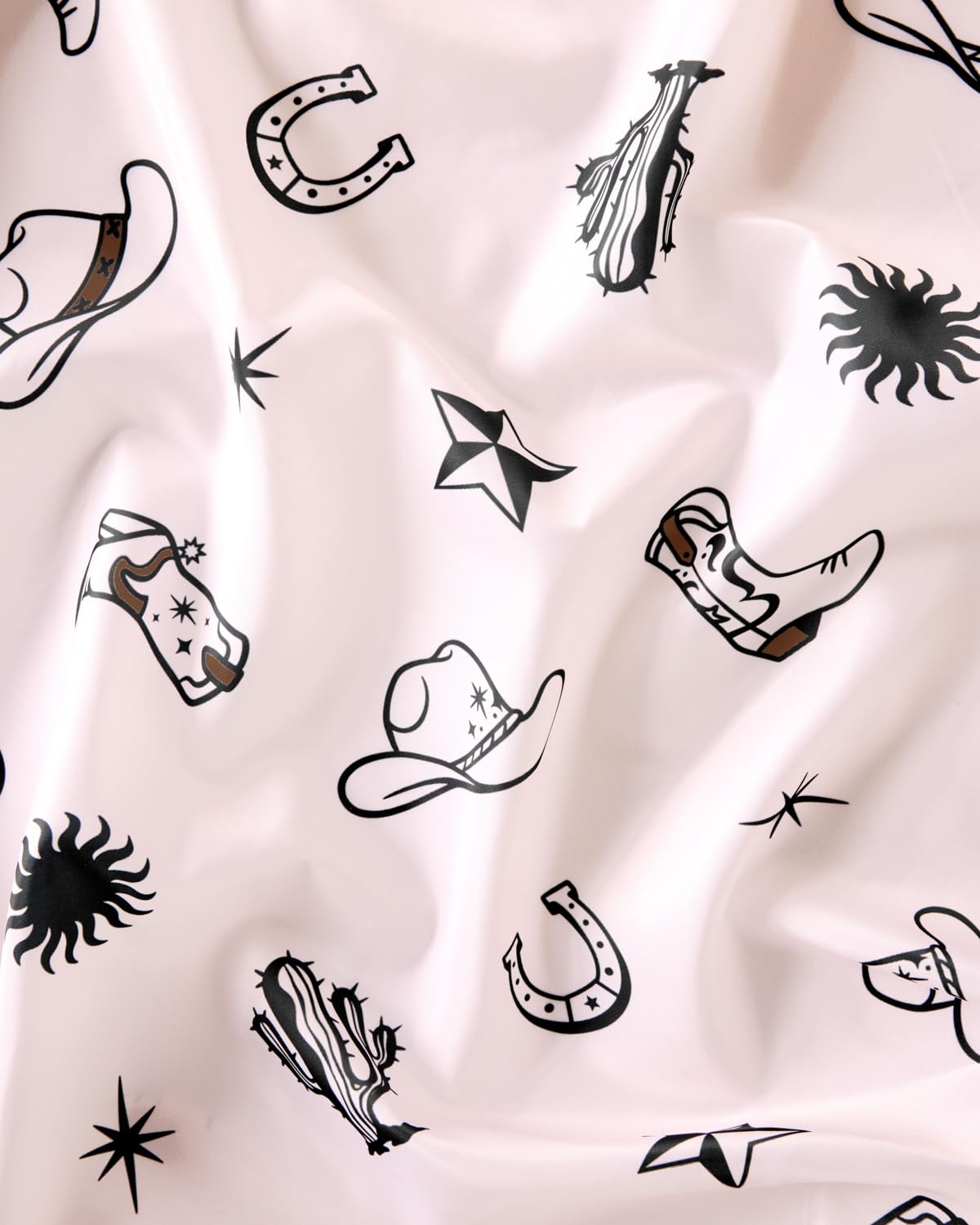 xo, Fetti Western Reusable Tablecloth | 9' x 4.5' | Rodeo Bachelorette Tablescape, Ranch Birthday Party Decoration, Cowgirl Table Decor, Cowboy Kids