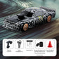 XeleMush 1/43 Mini RC Drift Car, 2.4G 4WD 15KM/H Full-Proportion RC Electric Racing Car Model with LED Lights, Remote Control Fast Vehicle