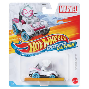 Hot Wheels RacerVerse Veículo de Brinquedo Spider-Gwen