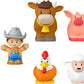 Fisher-Price Little People Farmer & Animals Figure Pack - Farm Playset with Cow, Chicken, Pig & Sheep | Toddler Friendly Pretend Play Set