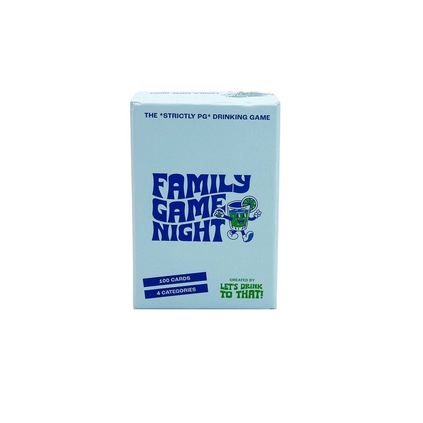 Island Dogs Let's Drink to That - Family Game Night - The Strictly PG Drinking Card Game - 100 Cards - Great for a Family Reunion - Fun Alternative