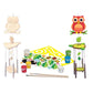 Works of Ahhh... Sloth Wind Chime Craft Kit - Classic Wood Paint Set for Kids, Includes Real Wood, Paints & Instructions