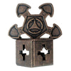 BePuzzled |O'Gear Hanayama Metal Brainteaser Puzzle Mensa Rated Level 3, for Ages 12 and Up